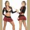 Red Plaid School Girl Costume