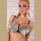 Fashion Punk Spikes Bra Lingerie Silver