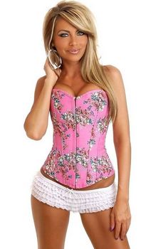 Pink Floral Jean Cor...