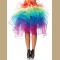 Rainbow Organza Bustle