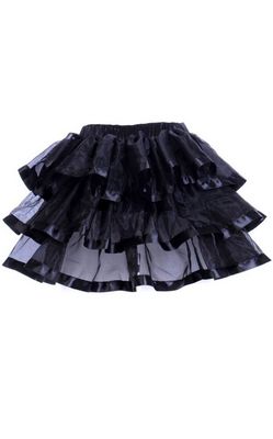 Black Tulle Mini Ski...