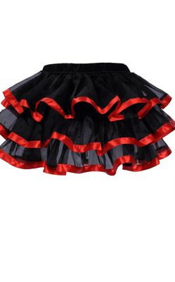 Black Tulle Mini Ski...