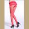 Women’s Red Fishnet Pantyhose With Built In Panty