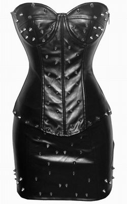 Corset and skirt wit...