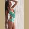 FRINGE SEAFOAM STARDUST STRAIGHT FRINGE ONE-PIECE - L*SPACE SWIMWEAR