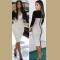 Sexy White Black Bodycon Dress Cocktail Celebrity Kim Kardashian Style 