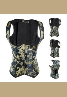 Vintage Embroidered Underbust Corset