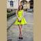 CHIC NEON MAJOR STRUCTURED SKATER DRESS