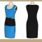 Sleeveless V Neck Stretchy Dress