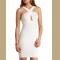 Rose Embossed X-Front Bodycon Dress