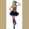 USO Army Girl Fancy Dress Costume