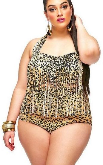 Leopard Print Plus S...