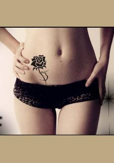 N067  Tattoos 10.5cm*6cm 3*3cm for single rose