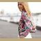 Fashion Womens Ladies Print Slim Casual Summer Blazer Suit Jacket Coat Outwear