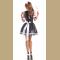 Grey French Maid Costume Dress