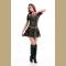 Army Green Mini Dress With G-sting Belts hat Costumes