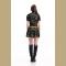 Army Green Mini Dress With G-sting Belts hat Costumes