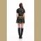 Army Green Mini Dress With G-sting Belts hat Costumes