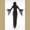 Black Hooded Robe Witch Costume