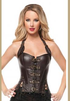 BROWN STEAMPUNK CORSET