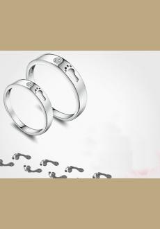 SS11049 S925 sterling silver couple ring 