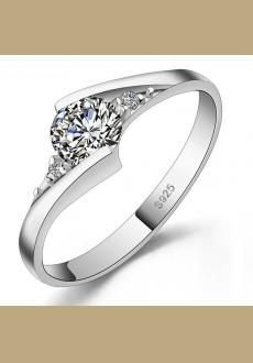 SS11057 Silver  wedding rings couple