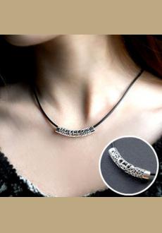 SS11060 Retro necklace long hollow tube