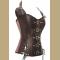 BROWN STEAMPUNK CORSET