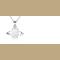 SS11037-1 S925 sterling silver angel pendant necklace opal
