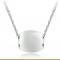 SS11055 S925 sterling silver opal necklace