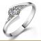 SS11057 Silver  wedding rings couple