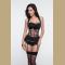 Chic Women's Criss-Cross Halter Lace Corset