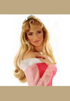 High quality light golden long hair wig