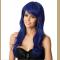 Galactic Girl Blue Costume Wig