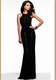 Long High Neck Formal Gown 