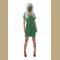 halloween green zombie costume,it comes with dress,mask