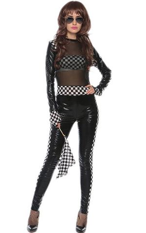 mesh balck race girl...