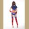 sexy super girls costume,accessory:hat,,top wear,pants handwear,leg wear