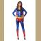 cosplay supergirl catsuit costume,it comes with bodysuit with cape