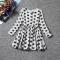 baby girl long sleeve cotton casual dress stretch tight black cat printed party skirt