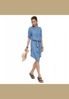 Casual Demin Long Sleeves Shirt Jeans Dress