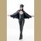 New Black Leather Halloween Uniform Cosplay Costume For Women