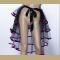 Ladies 5 Layer Showgirl Burlesque Costume Corset Party Petticoat Tail Tutu Skirt