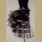 5 Tiered Half Burlesque Bustle Party Tutu Tail Skirt Fancy Dress