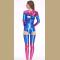 Halloween Costume Women's Ladies Bodycon Tight Hooded Playsuit Jumpsuit