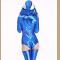 Halloween Costume Women's Ladies Bodycon Tight Hooded Playsuit Jumpsuit