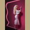 White Beauty Women Mesh Covers Sexy Bride Costume Wedding Dress