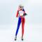 Overalls T Shirt Tops Coat Choker Necklace Gloves  Suicide Joker puddin Costume