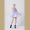 Summer sexy Girl skater one piece vest pleated dress