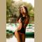 New Sexy knitted crochet one piece swimsuit Fashion Women Handmade Hollow Out Halter Bandage Batting Swimsuit